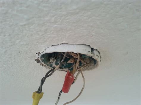 add electrical box in ceiling|electrical box for existing drywall.